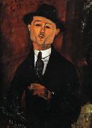 Amedeo Modigliani Portrait of Paul Guillaume ( Novo Pilota ) oil painting reproduction